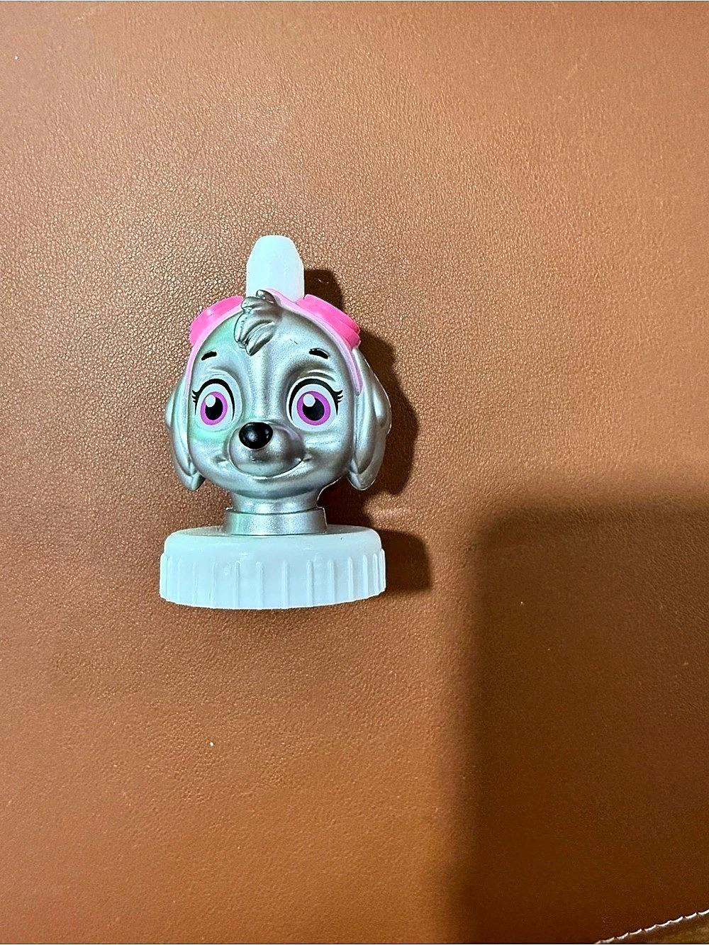 good2grow Paw Patrol Skye Bottle Topper Pink & White